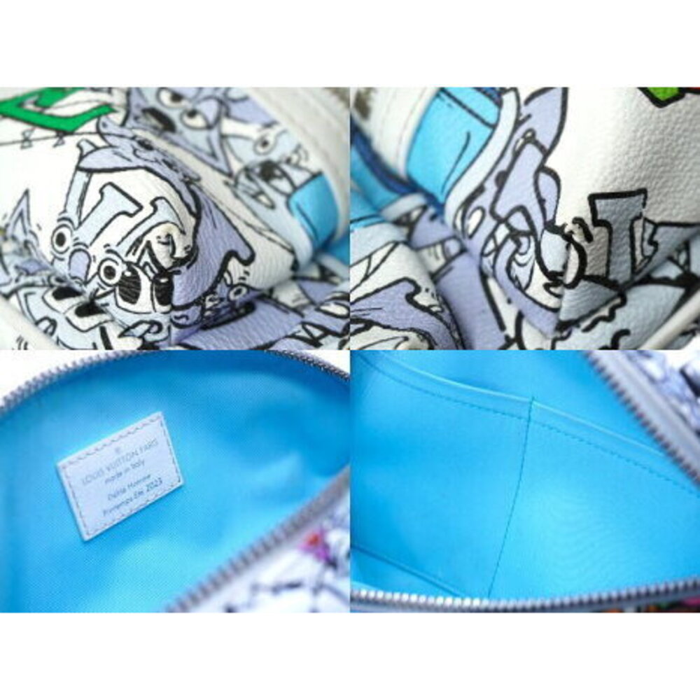 Louis Vuitton Waist Bag Bum Multi Pocket White Multicolor Comics - Picture 8 of 8